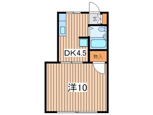 メゾンドフォンテ－ヌの物件間取画像